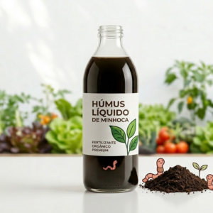 húmus líquido de minhoca concentrado